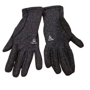 Women's Head Black & Gray Sensatec Grip Performance Gloves | Size Small